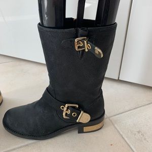 Black Winchell Moto Boots/Booties